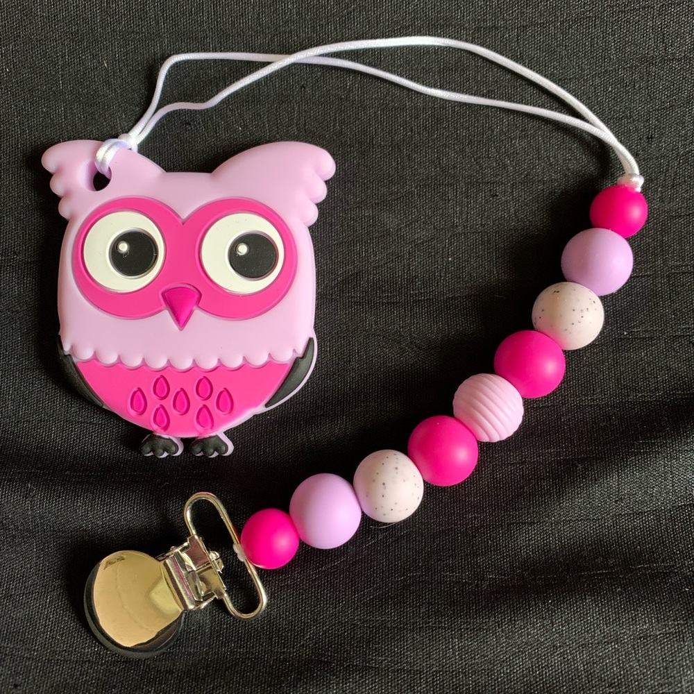 Owl teething set brand new
